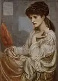 Maria Theresa Zambaco, Dante Gabriel Rossetti, 1870, Pastel on paper, 100 x 72 cm, Clemens Sels Museum Neuss [de]