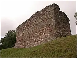 Rothes Castle from the East