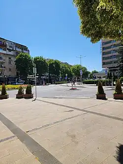 Roundabout in Downtown Pernik