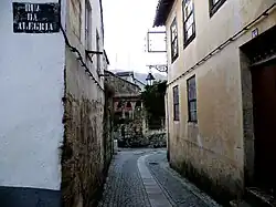 Old paved street