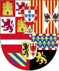 Coat of arms (Albert VII) of Spanish Netherlands