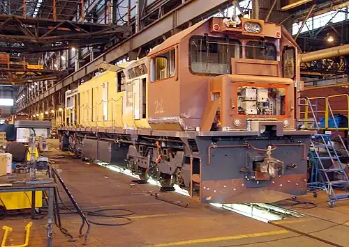No. 39-224 under construction at Koedoespoort, Pretoria, 2 October 2009