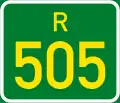 Regional route R505 shield
