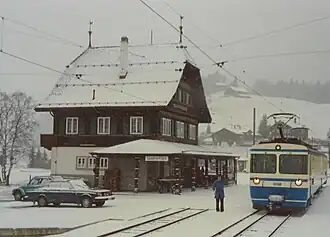 station in winter (ca. 1980)