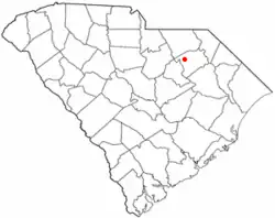 Location of Hartsville, South Carolina