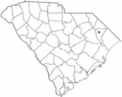 Location of Marion in South Carolina