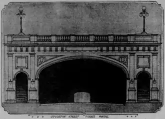 Final south portal design (1912)