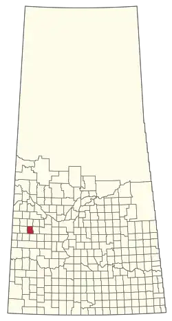 Location of the RM of Mariposa No. 350 in Saskatchewan