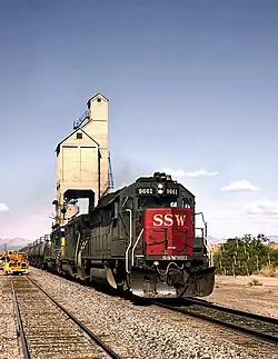 St. Louis Southwestern 9641 passing through Mescal (1993)