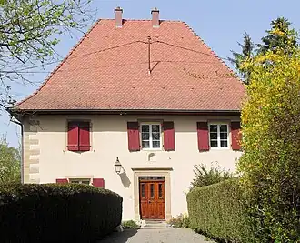 The town hall in Saint-Cosme