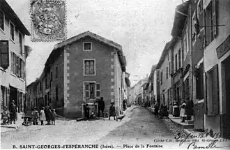 Saint-Georges-d'Espéranche in 1905