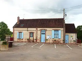 The town hall in Saint-Martin-d'Ordon