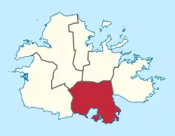 Location of Parish of Saint Paul[1]