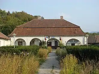 Săliștea town hall, built in the 18th century as the mansion of the Barcsay family