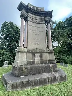 Samuel Morse gravesite at Green-wood Cemetery