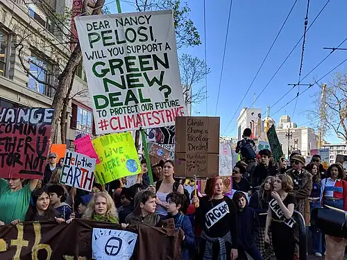 School strike in San Francisco on 15 March 2019