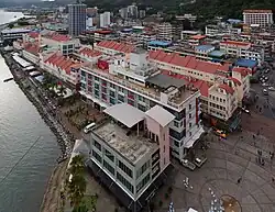 Sandakan city centre.