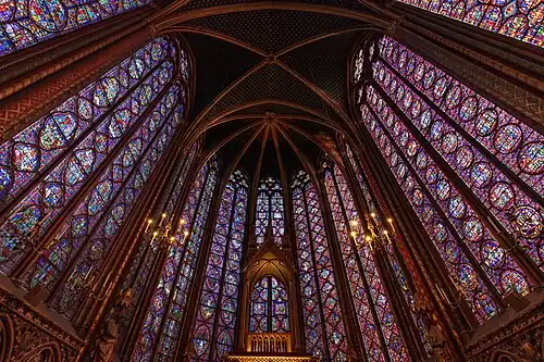 The apse of the upper chapel