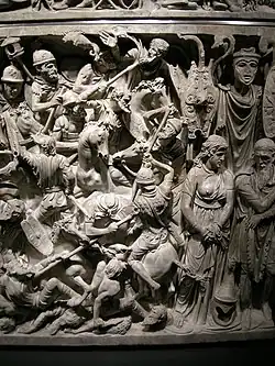 Detail of front, to right