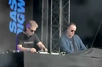 Sasha (right) and John Digweed (left) in 2025