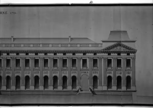 Design for the right side of the garden front