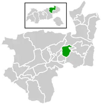 Location within Kufstein district