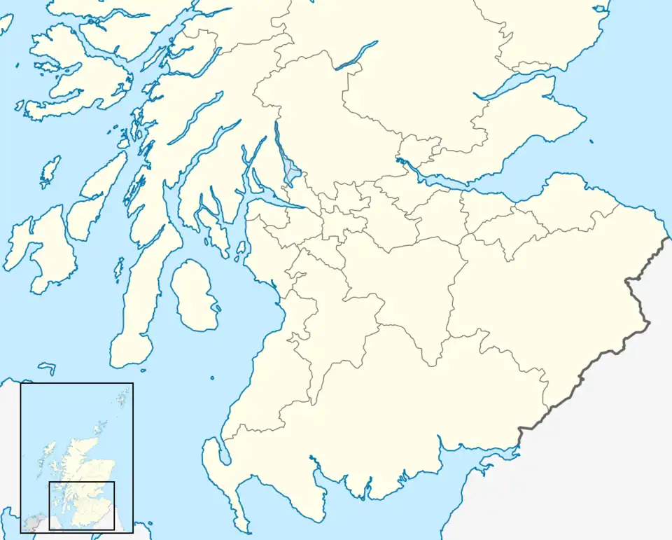2013–14 Scottish League One is located in Scotland South