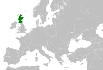 The Kingdom of Scotland in 1190