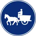 R-408 Road for animal traction vehicles