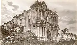"Nuestra Señora del Carmen" Church in 1896.