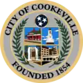 Official seal of Cookeville, Tennessee