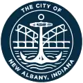 Official seal of New Albany, Indiana