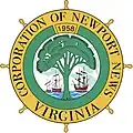 Official seal of Newport News, Virginia