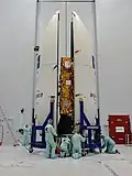 Encapsulating Sentinel-2A in the Vega rocket fairing