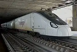 Renfe Class 106 at Córdoba railway station, 2022 (before service entry)