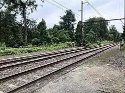 Station platform signage