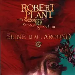 A digital painting of a close-up of a face with a large red sheet covering most of it