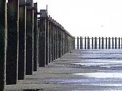 Detail of the first corner angle