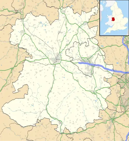 Sutton Maddock is located in Shropshire