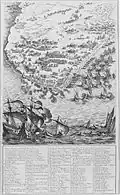 The Siege of La Rochelle, plate 1.