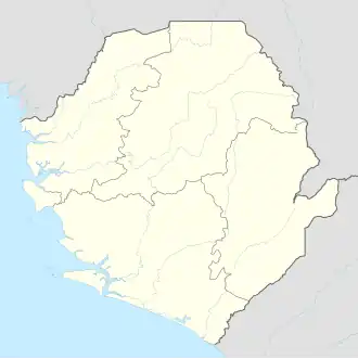 Yenga is located in Sierra Leone
