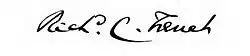 Richard Chenevix Trench's signature