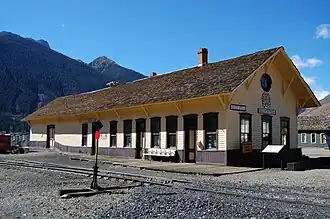 The Silverton Depot on October 25, 2012