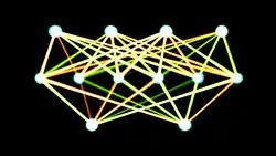A single-layer feedforward artificial neural network with 4 inputs, 6 hidden nodes and 2 outputs. Given position state and direction, it outputs wheel based control values.
