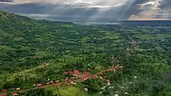 Areas surrounding Sisiyi waterfalls in Bulambuli District.