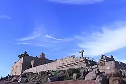 A view of the temple from north east