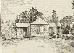 Sketch of Onehunga Blockhouse, 1892