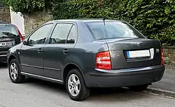 Saloon (facelift; rear view)