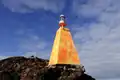 Small Orange Lighthouse at the Summit of Bartolomé Island