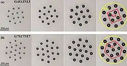 Small droplet clusters